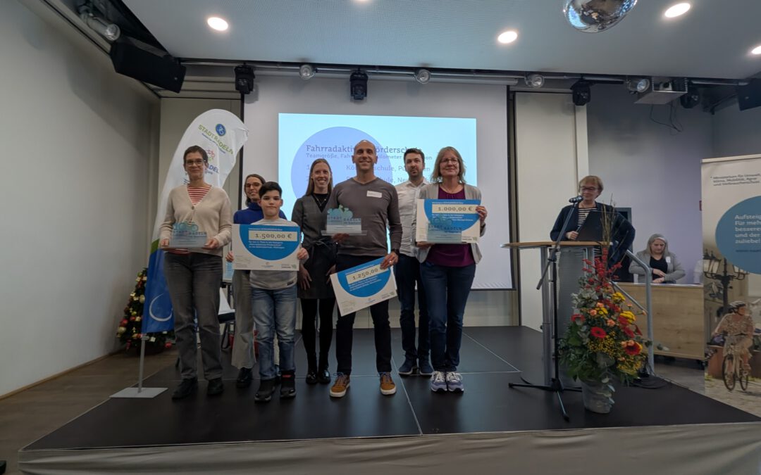 Schulradeln – 3. Preis in der Kategorie „fahrradaktivste Förderschule“